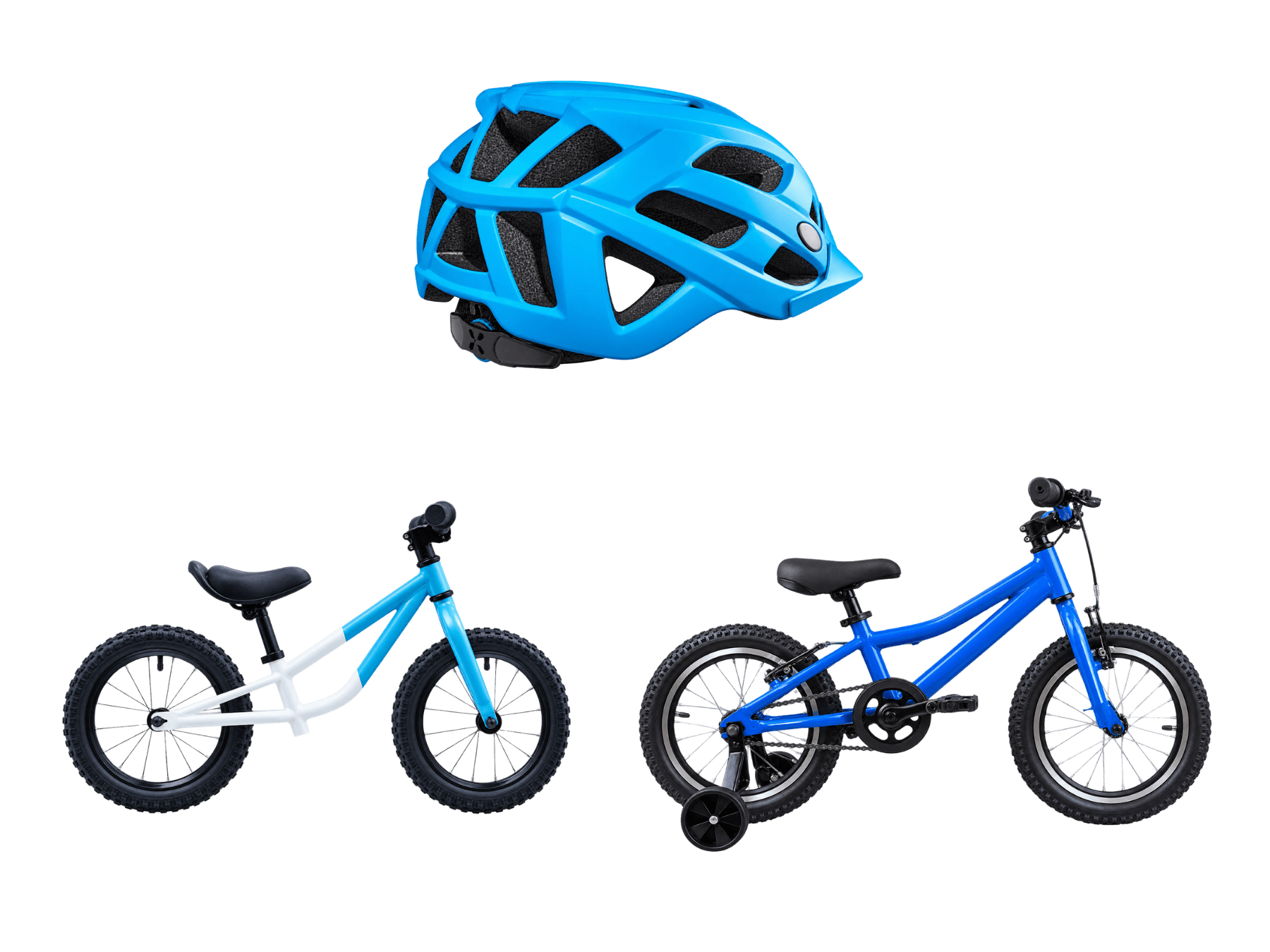Bikes, balance bikes & helmets